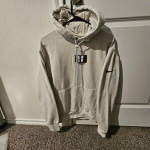 Nike Sportswear Club Fleece Pullover Hoodie Tan Mens Size M